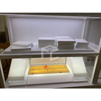 3mm MDF Skincare Display Shelves For Cosmetic Shop Monomer Design