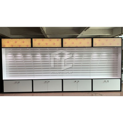 6pcs Wall Mobile Phone Display Showcase Counter With T4 LED Lighting