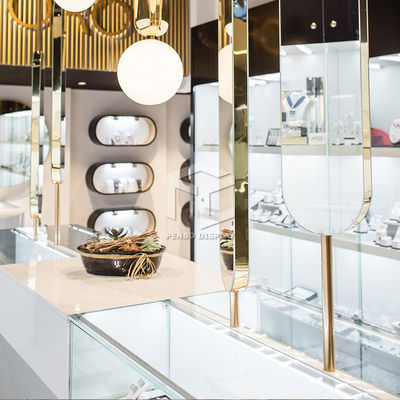 T4 Led Light Dedicated Jewellery Store Showcase TUV Diamond Jewelers Display