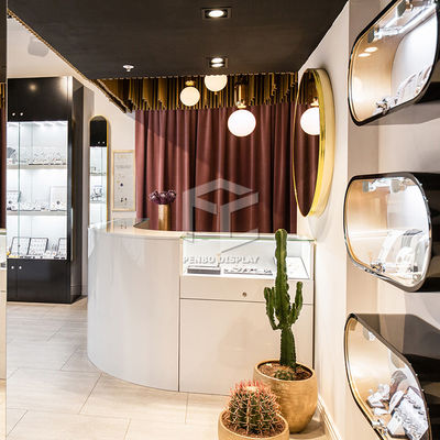 T4 Led Light Dedicated Jewellery Store Showcase TUV Diamond Jewelers Display