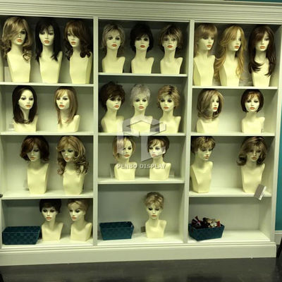 20mm Thick MDF Salon Display Cabinet Retro Style OEM Powder Coated