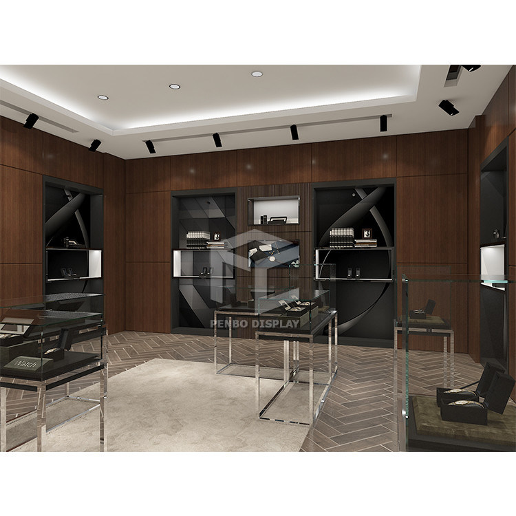 Custom Interior Watch Display Showcase For retail store