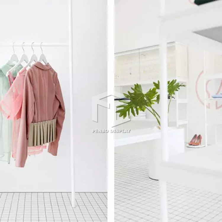 Lady Clothing Shop Display Furniture Spay Painted Surface Effect