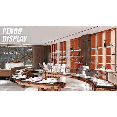 مجوهرات فاخرة متجر أثاث عرض مجوهرات زجاجية