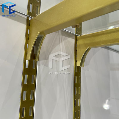 MDF Retail Bag Store Display Furniture Decoration Handbag Shop التصميم الداخلي